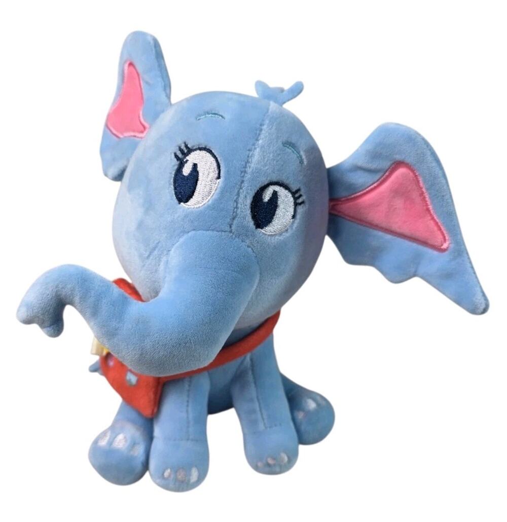Dr Seuss Horton Hears A Who Blue Elephant Plush Stuffed Animal 7"